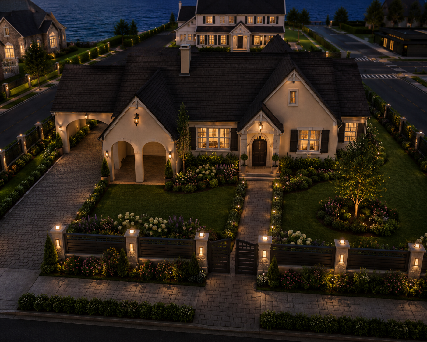 Luxury landscaped Edgewater home