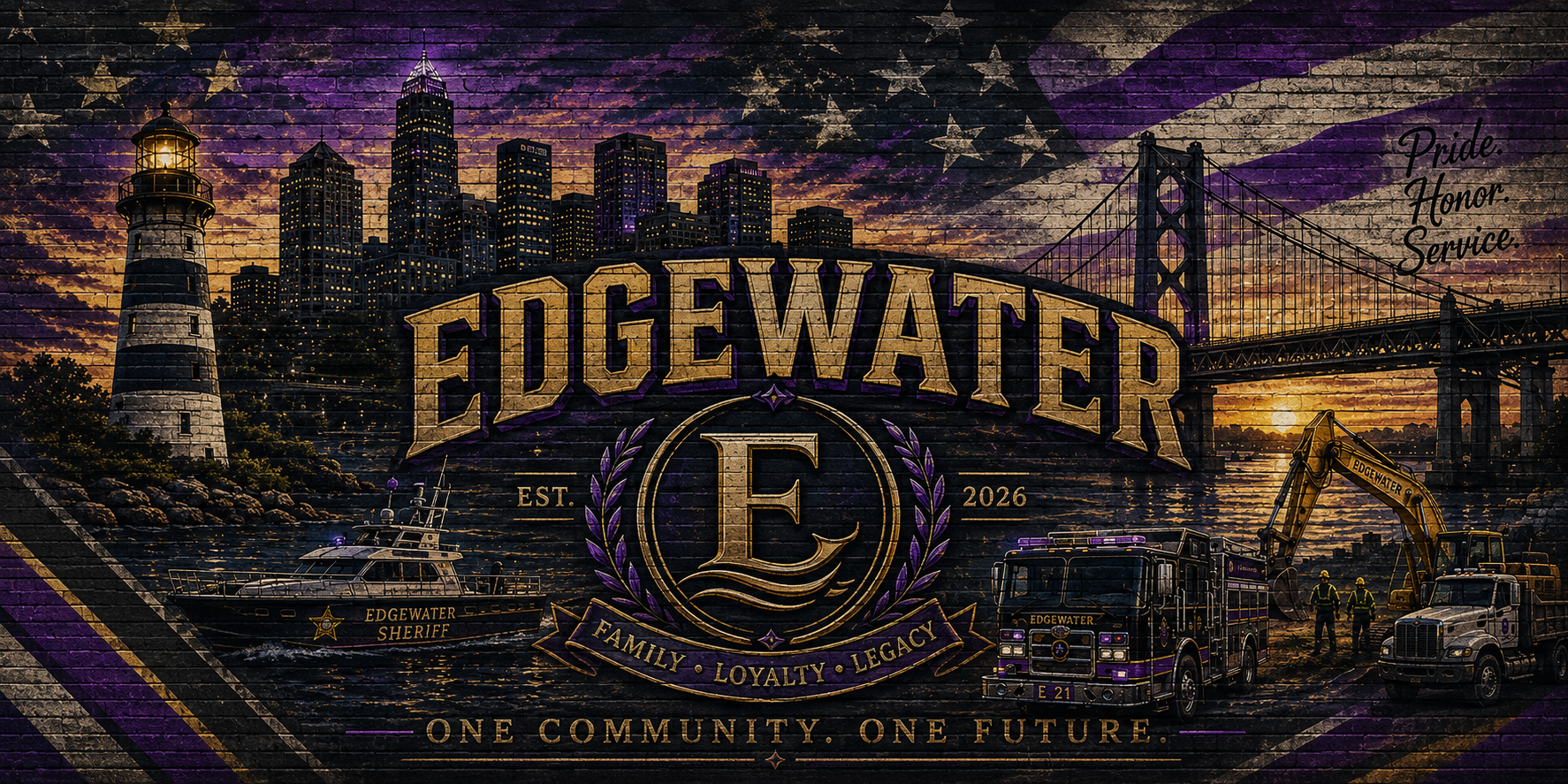 Edgewater community mural